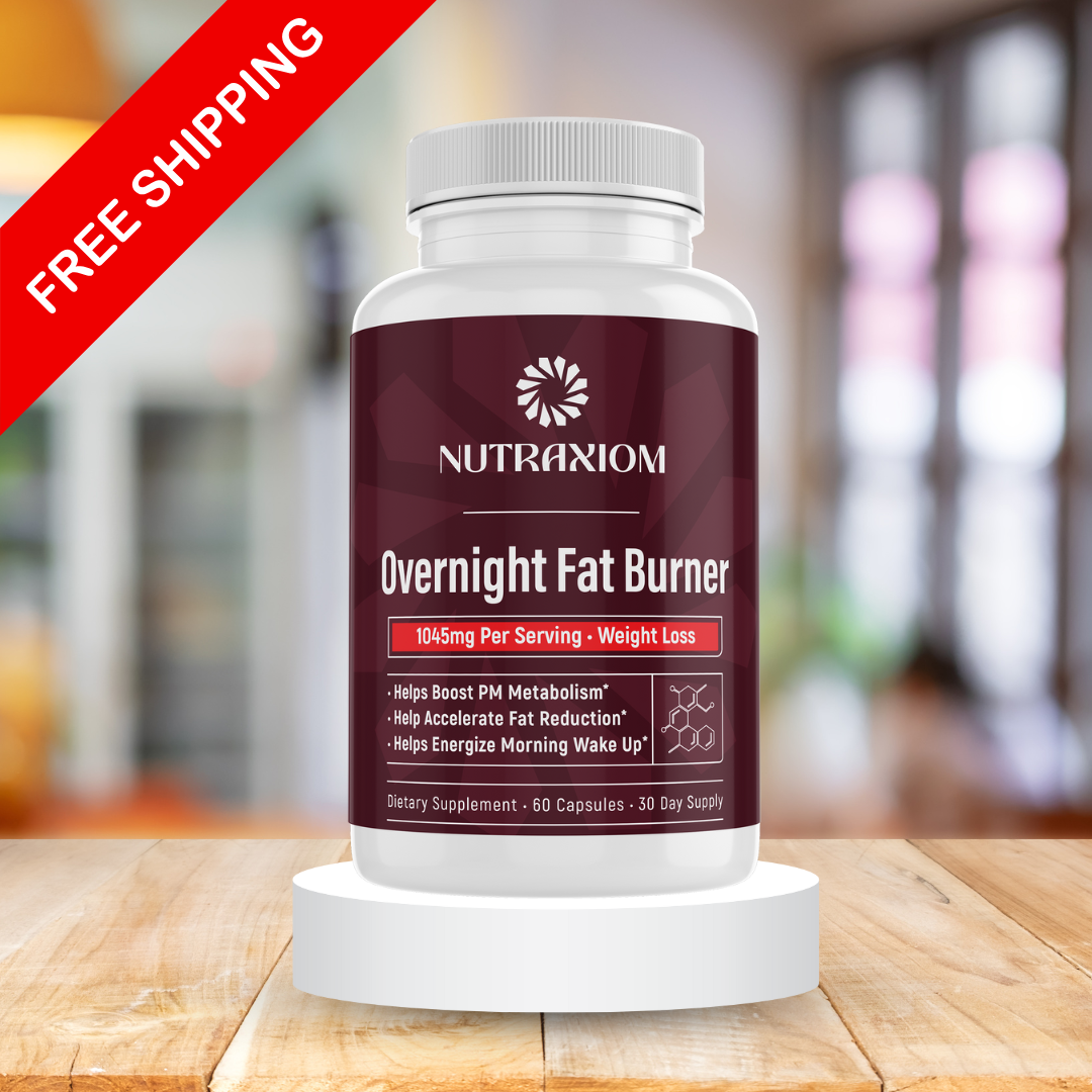 Introducing Nutraxiom Overnight Fat Burner - Dual Phase 24-Hour Weight Loss Support!